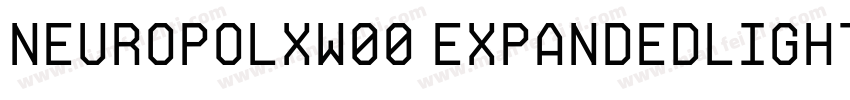 NeuropolXW00 ExpandedLight字体转换